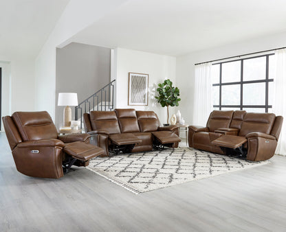 Jameson - Power Reclining Zero Gravity Sofa - Hickory