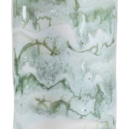 Jameis - Marbled Table Lamp - Green / White