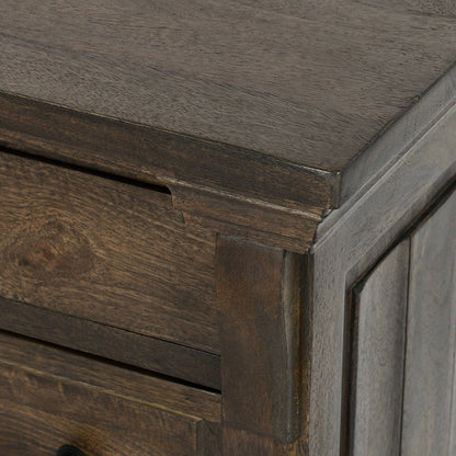 Adelaide - Wood 3 Drawer Nightstand - Cocoa Brown