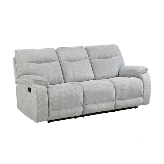 Chablis - Reclining Sofa - Mist Gray
