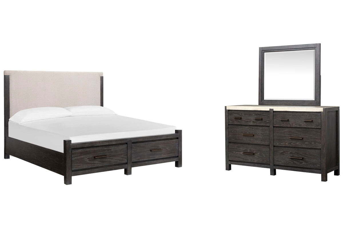 Plum Creek - Upholstered Panel Storage Bedroom Set