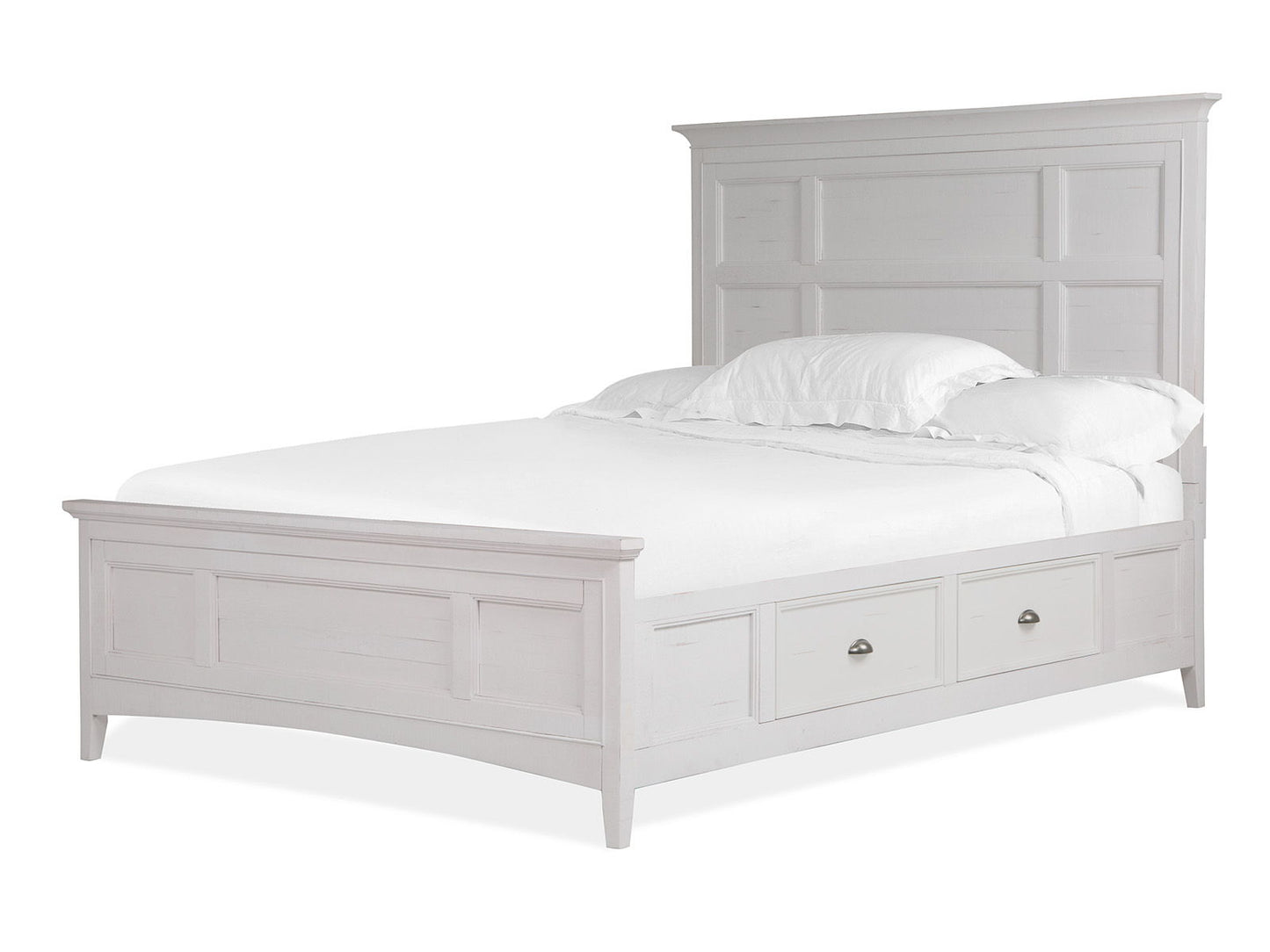 Heron Cove - King Panel Bed Footboard - Chalk White