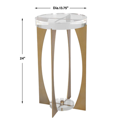 Kolkata - Accent Table - Brass
