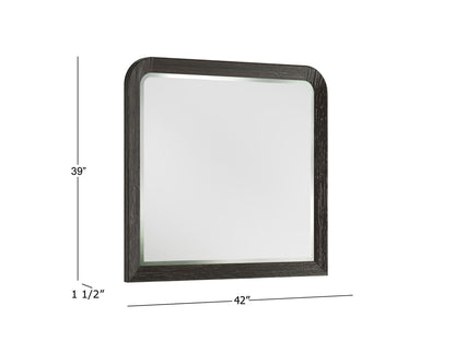 Keaton - Portrait Mirror - Black