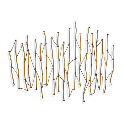 Nature's Rhythm - Metal Wall Decor - Gold