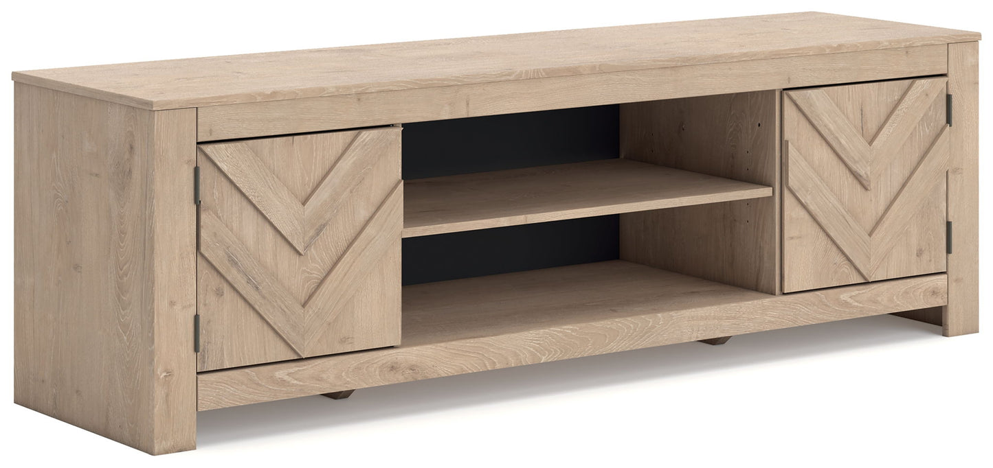Cayboni - LG TV Stand With Fireplace Option