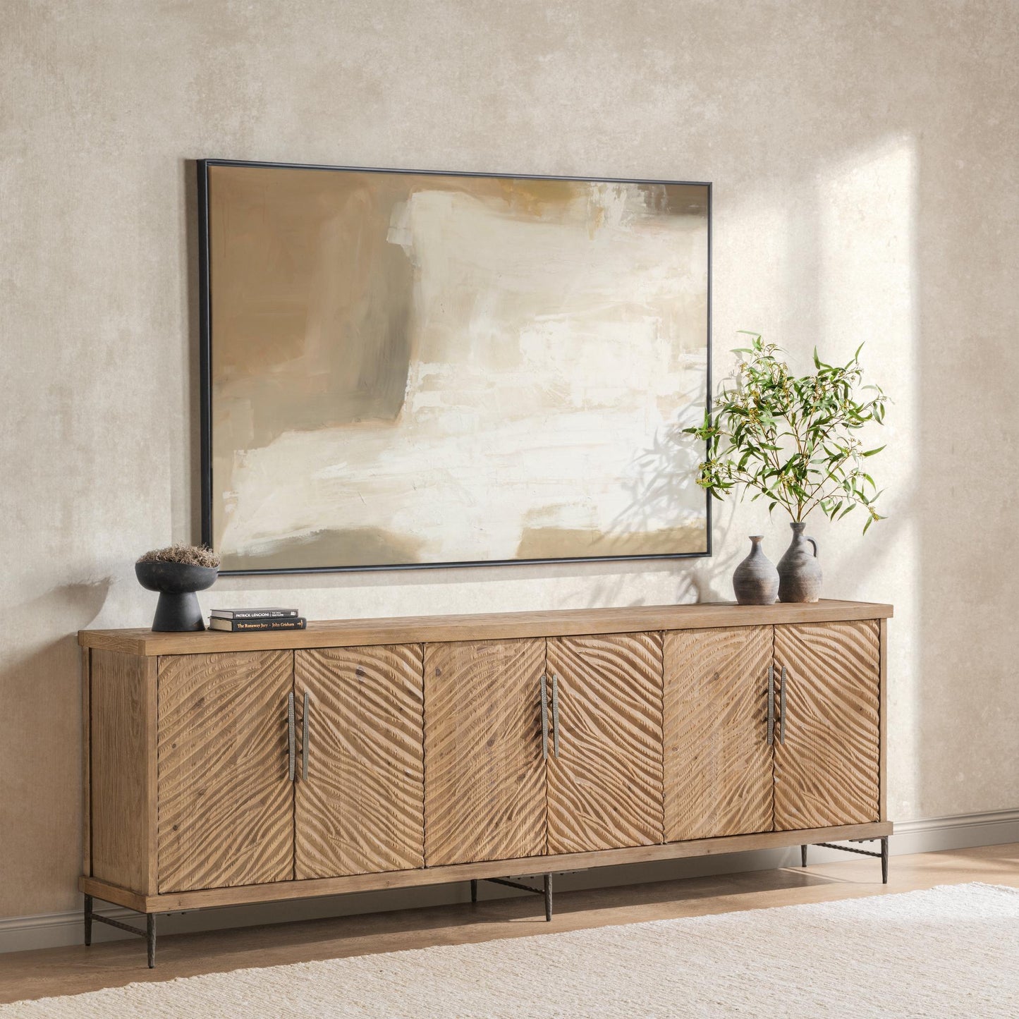 Edison - 6 Door Cabinet - Sandy Cove