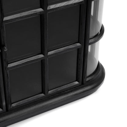 Carson - 4 Door Cabinet - Loft Black