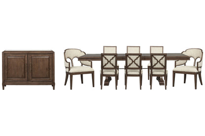 Jubilee - Extendable Trestle Dining Table Set