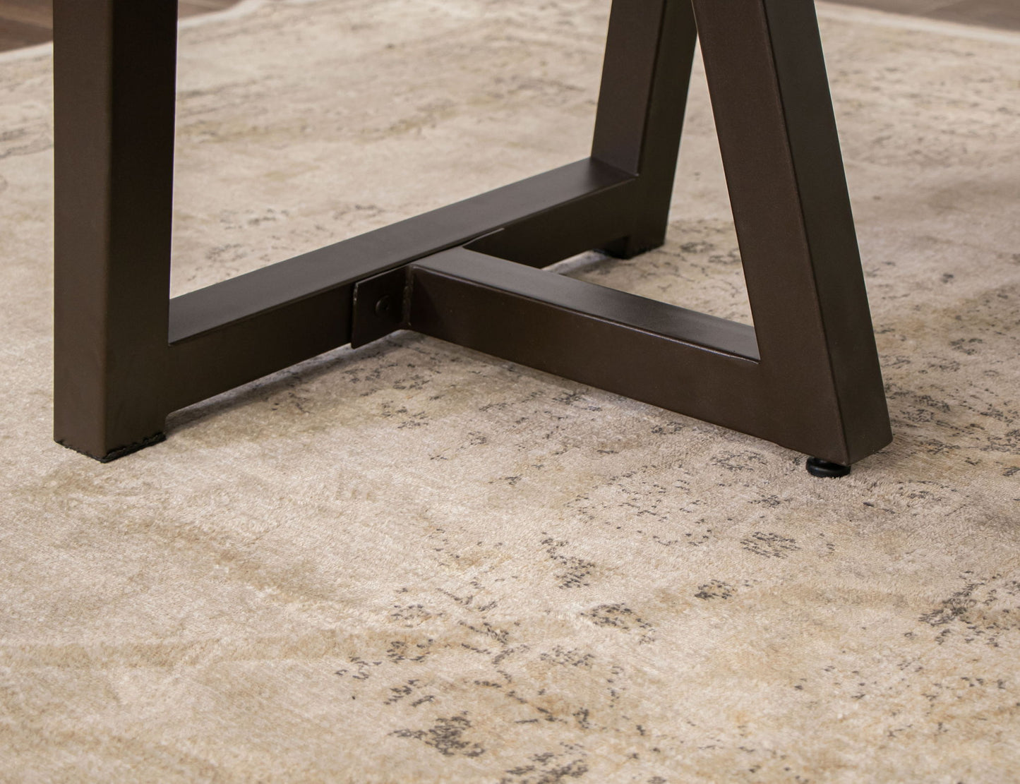 Natural Parota - Table Base - Brown Cappuccino