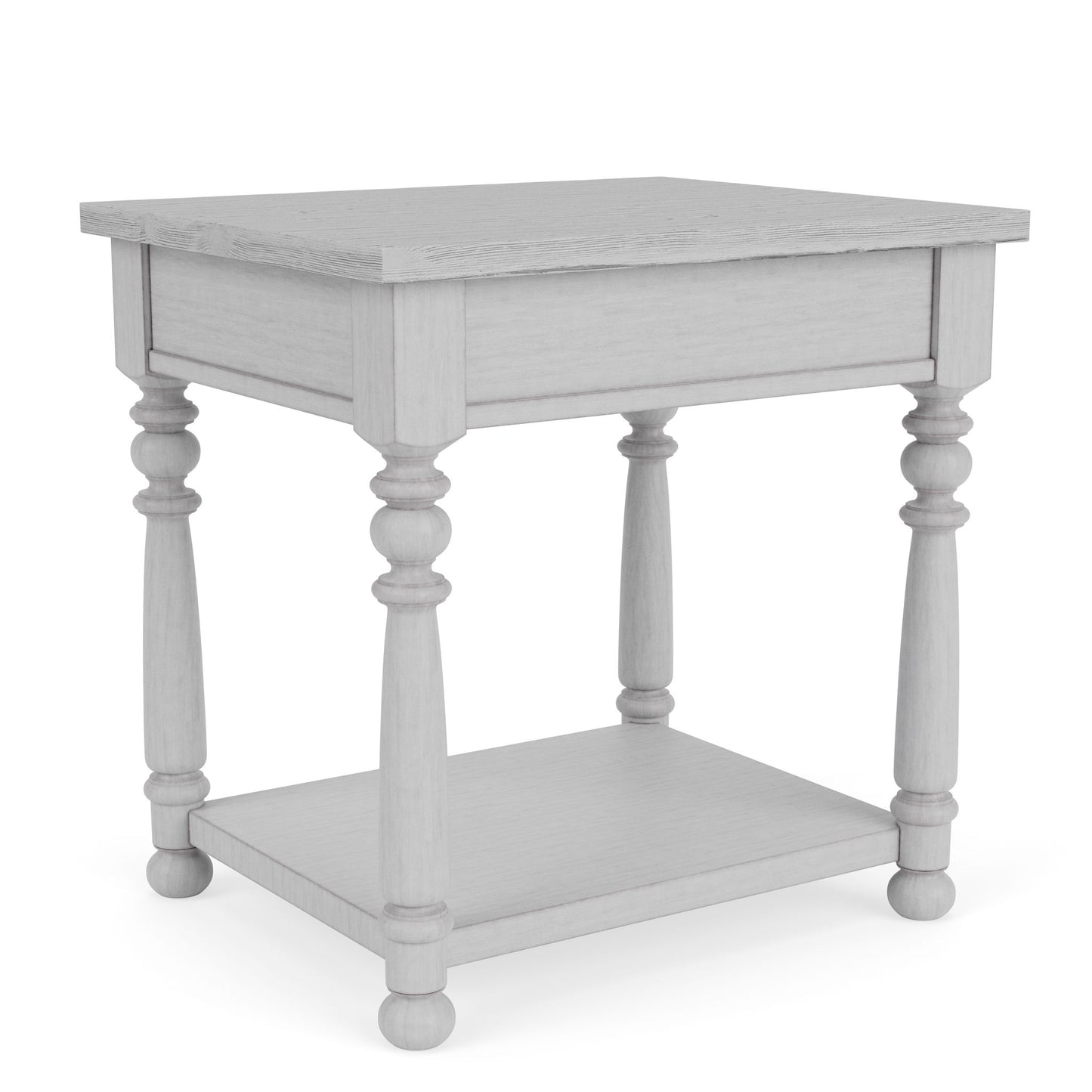 Winston - End Table - Aged Cotton