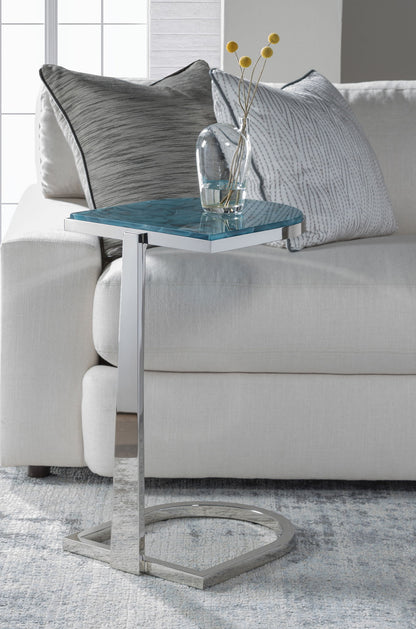 Signature Designs - Placido Spot Table - Light Blue