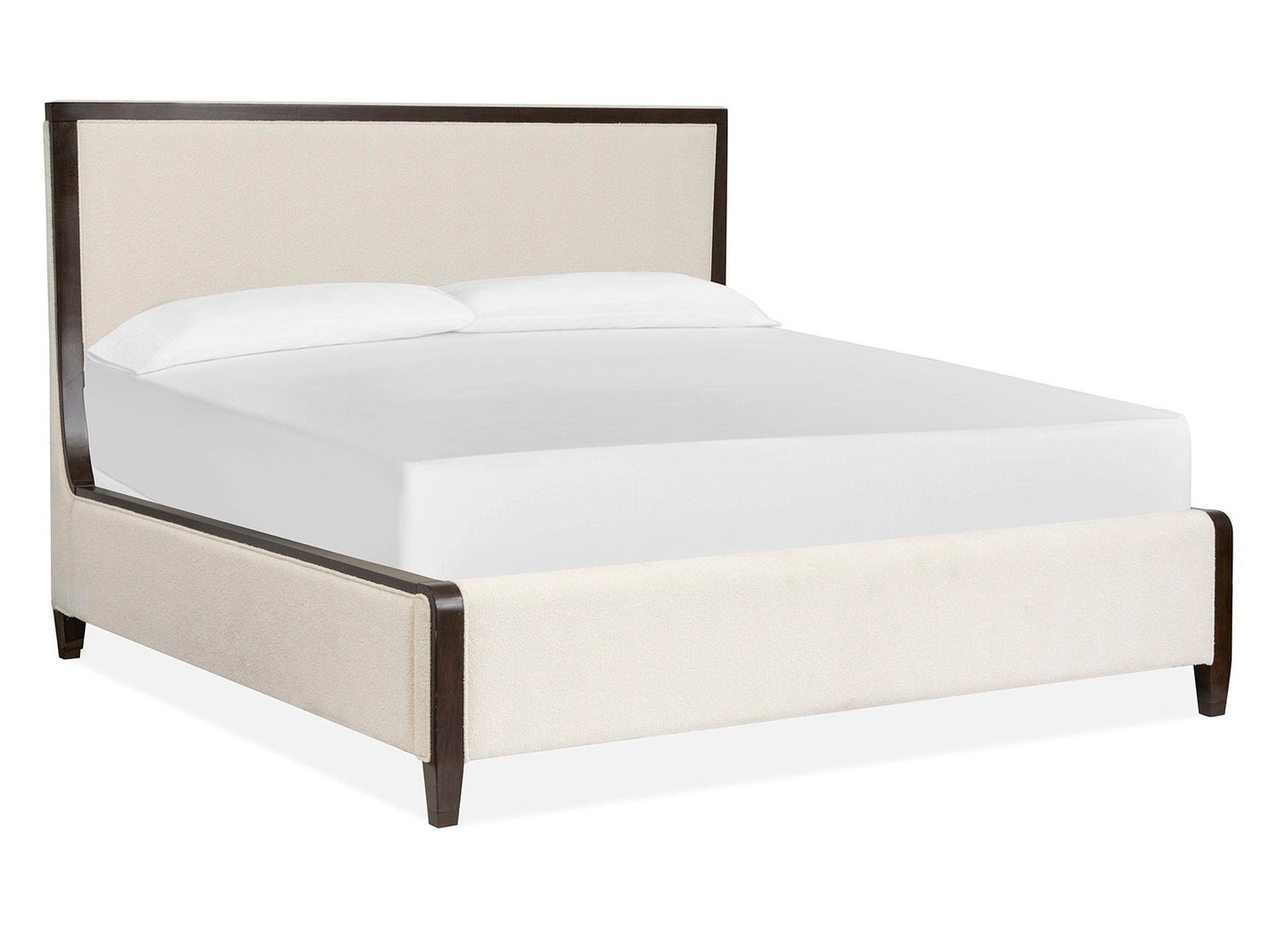 Rowan - King Panel Upholstered Footboard - Espresso