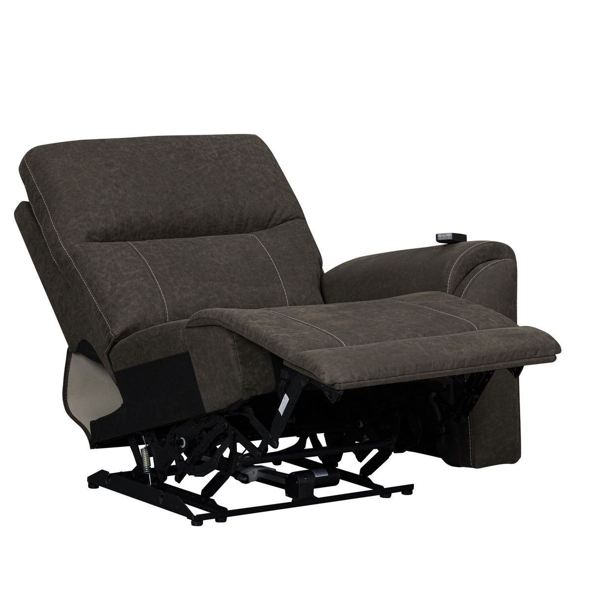 Gaia - RAF Recliner With Power Headrest, Footrest, Massage, Heat - Sable