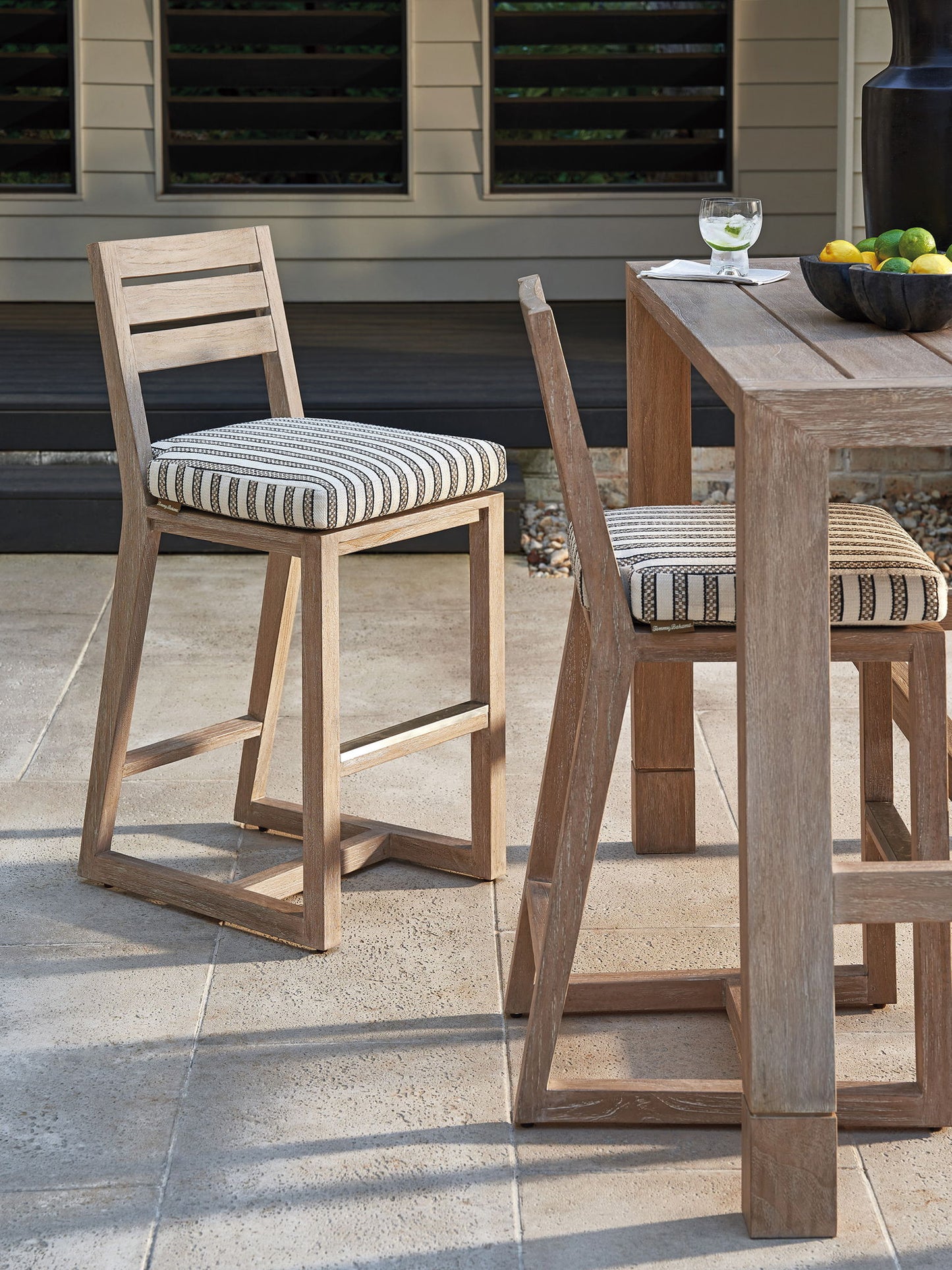 Stillwater Cove - High/Low Bistro Table - Dark Brown