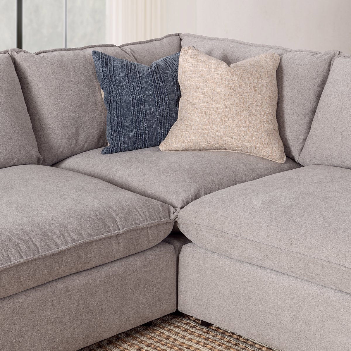 Caplan - 6 Piece Modular Sectional With Ottoman