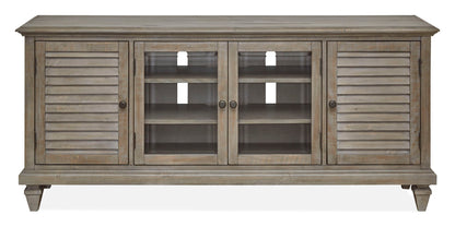 Calistoga - Rustic Entertainment Console - Dovetail Gray