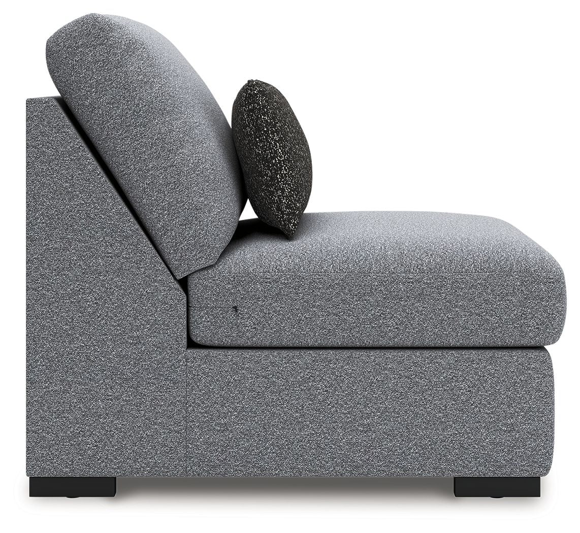 Bealton - Armless Chair - Salt And Pepper