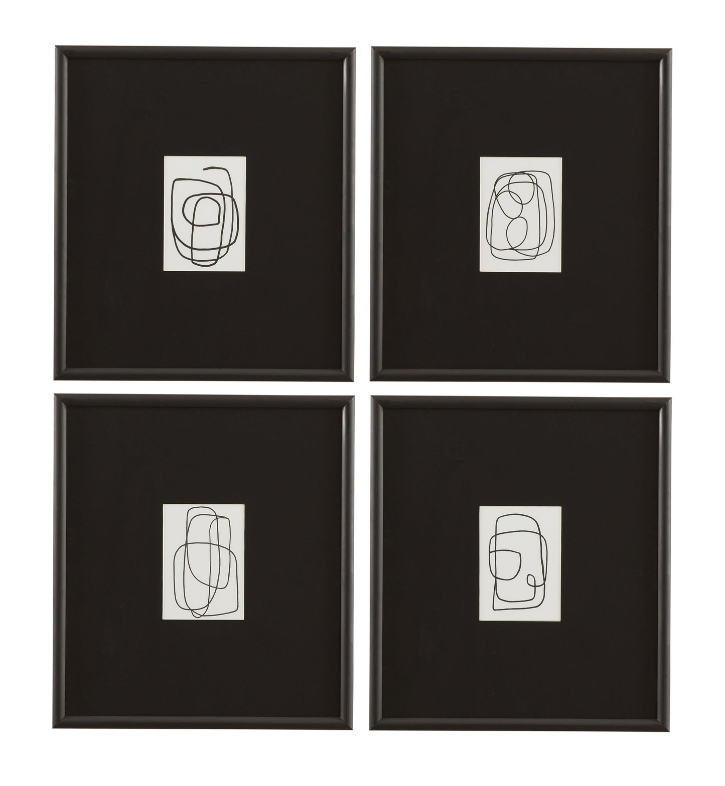 Form Study X Framed Print - Black