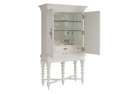 Villa Blanca - Arezzo Bar Cabinet - White
