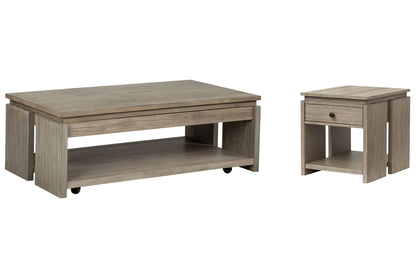 Conrad - Rectangular Lift Top Storage Cocktail Table Set