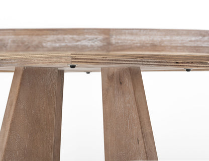 Balam - Round Table Top - Light Brown