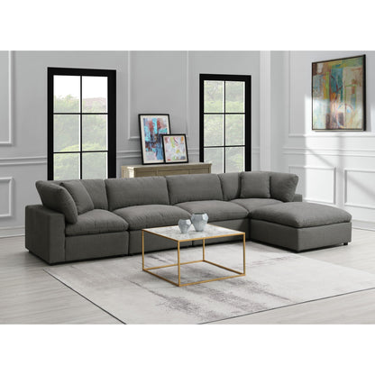 Cloud 9 - Sectional Armless Chair - Dark Gray