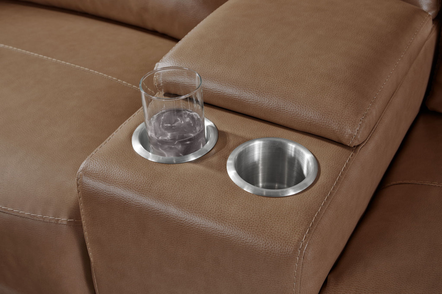 Momentum - Entertainment Console With Bluetooth Speaker - Cashew