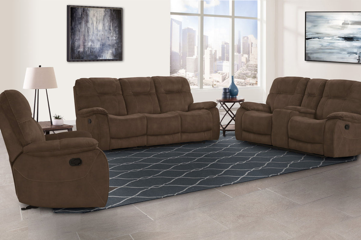 Cooper - Manual Left Arm Facing Recliner - Shadow Brown