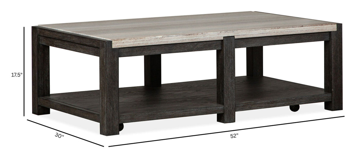 Plum Creek - Rectangular Cocktail Table Set