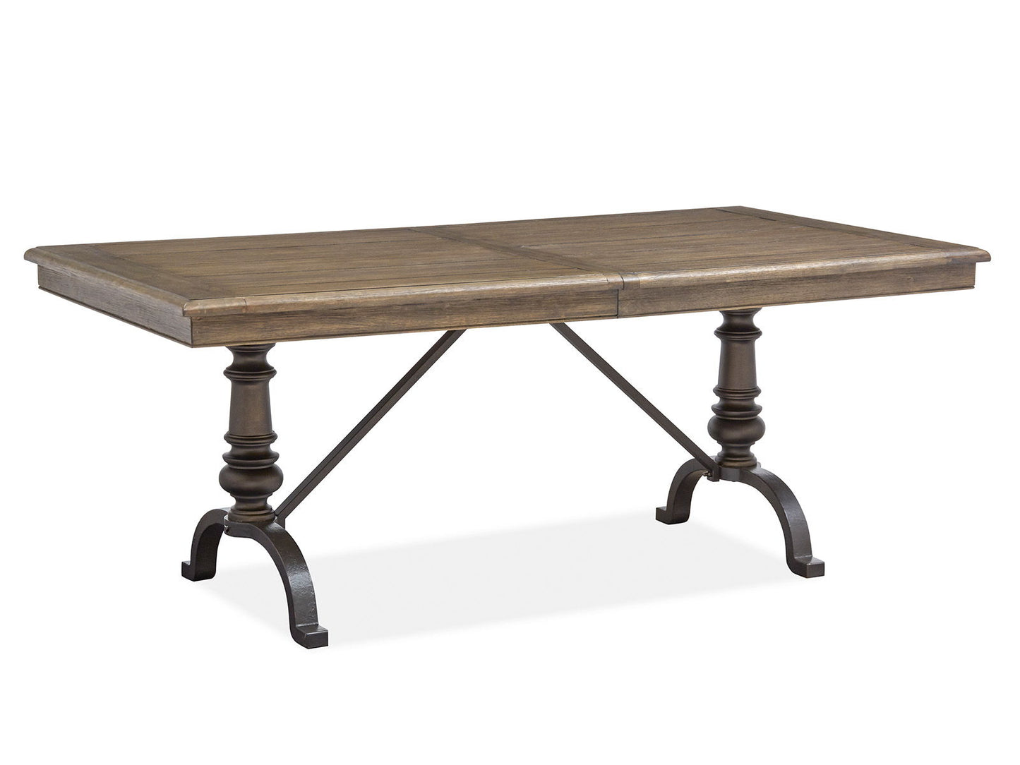 Roxbury Manor - Rectangular Dining Table Base - Homestead Brown