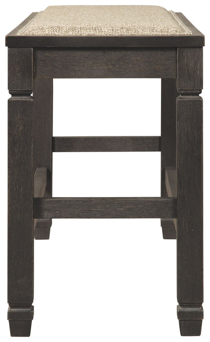 Tyler Creek - DBL Counter UPH Bench  - Antique Black