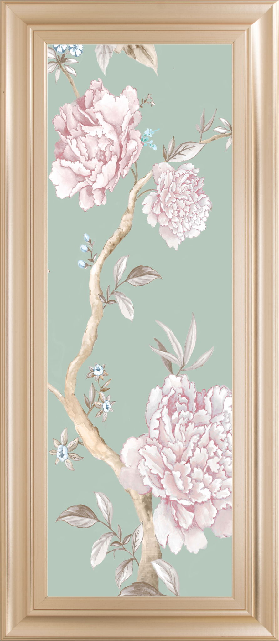 Oriental Garden I By Eva Watts - Green