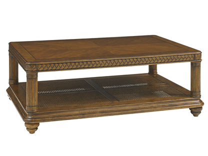 Bali Hai - Vineyard Point Rectangular Cocktail Table - Dark Brown