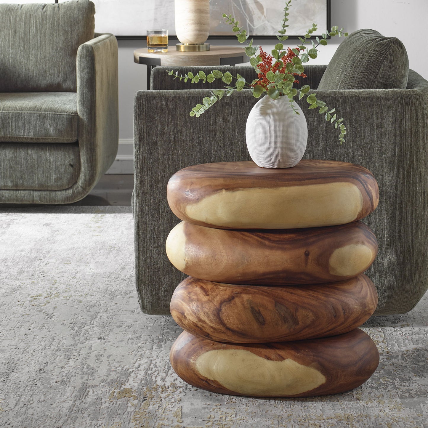Carrillo - Modern End Table - Light Brown