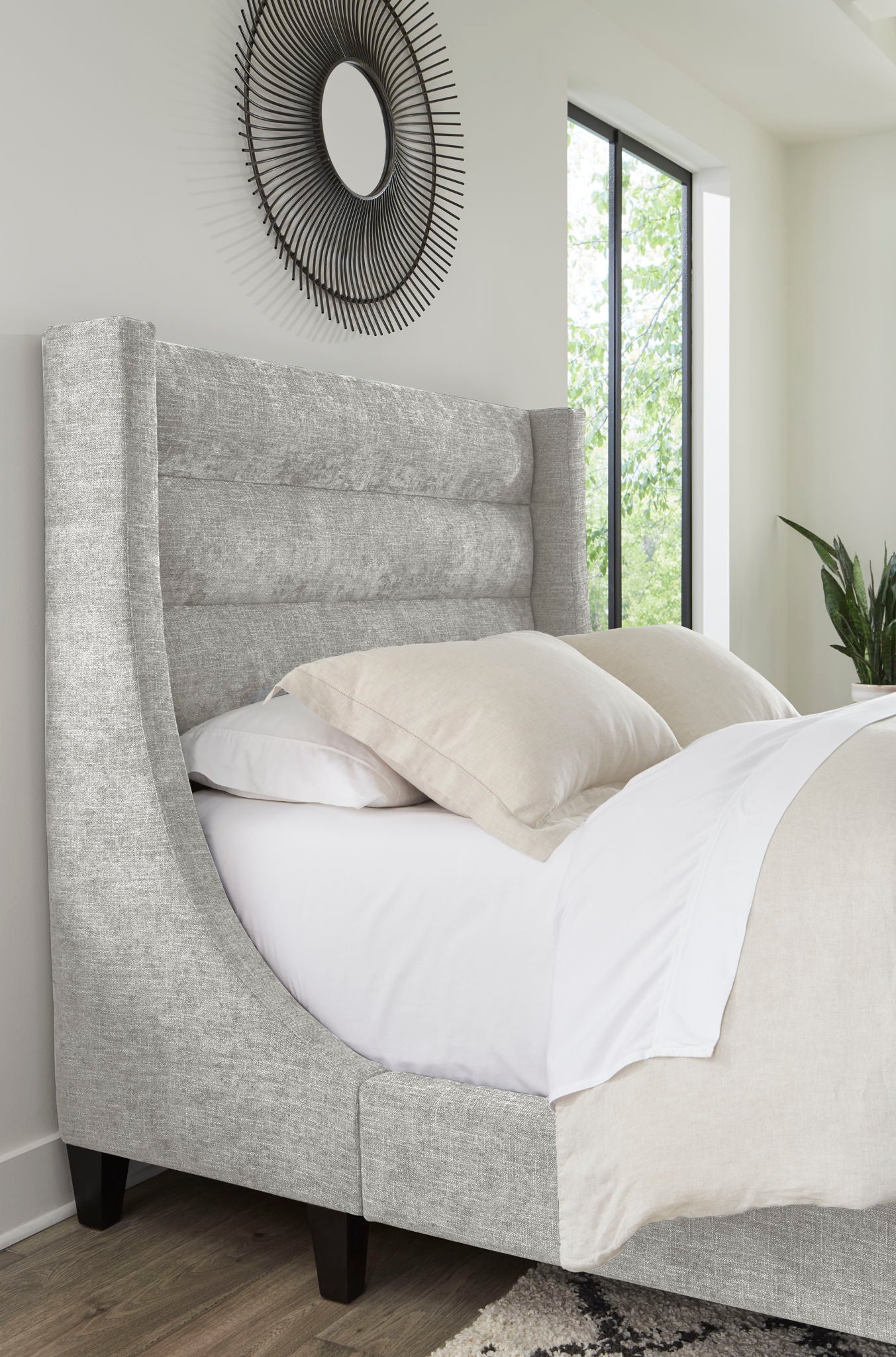 Jacob - Queen Headboard - Luxe Light Gray