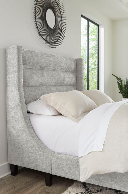 Jacob - Queen Headboard - Luxe Light Gray