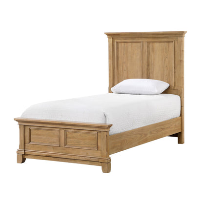 Sunstone - 3/3 Twin Panel Footboard & Slats - Honey