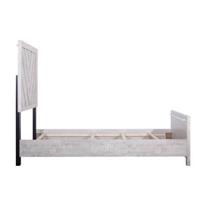 Biscayne - 4/6 Full Headboard Footboard & Slats - Driftwood
