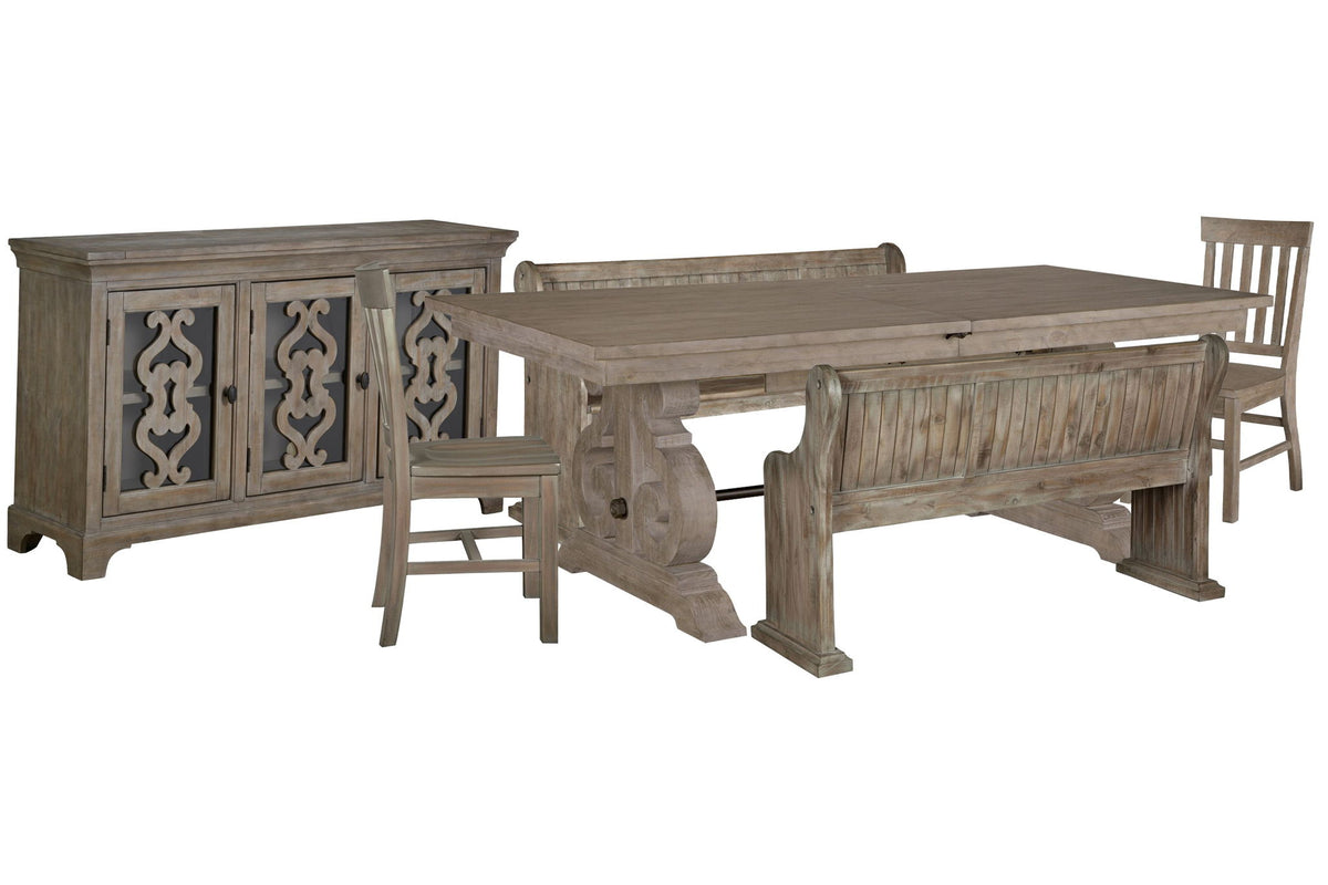 Tinley Park - Extendable Rectangular Dining Table Set