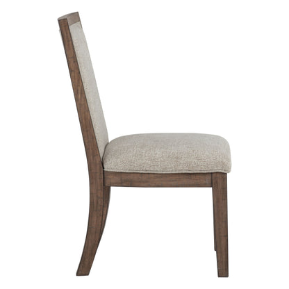 Augusta - Upholstered Side Chair (Set of 2) - Rustic Brown