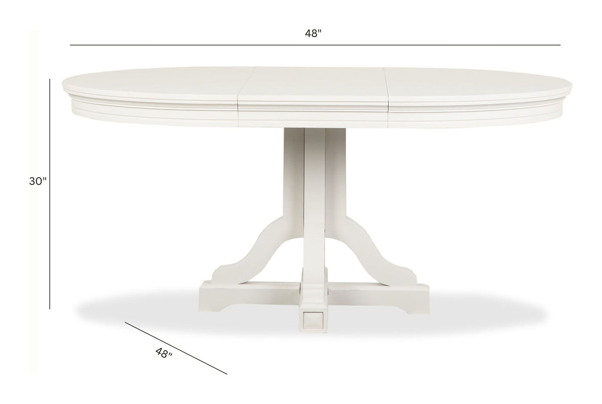 Willowbrook - Extendable 48" Round Dining Table Set