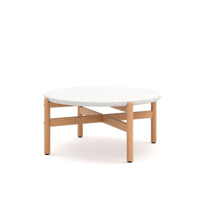 Solstice - Coffee Table Terrazzo Top - White