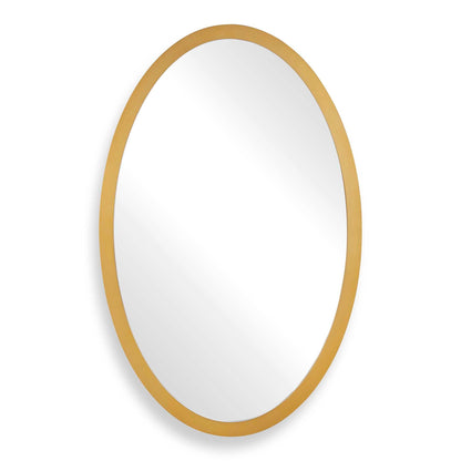 Elstree - Oval Mirror - Antique Brass