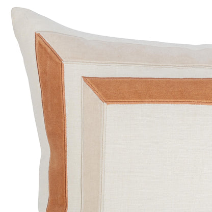 Maybrook - 22" x 22" Pillow - Ivory / Natural