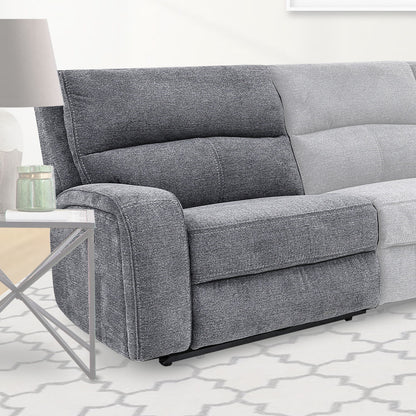 Polaris - Power Left Arm Facing Recliner - Bizmark Gray