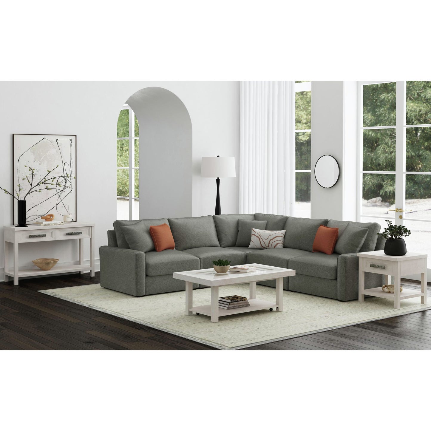 Avalanche - Coffee Table - Antique White
