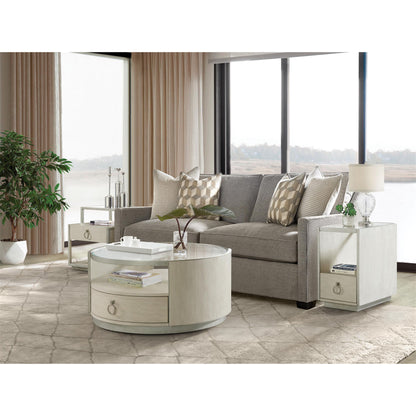 Maisie - Rectangular End Table - Champagne