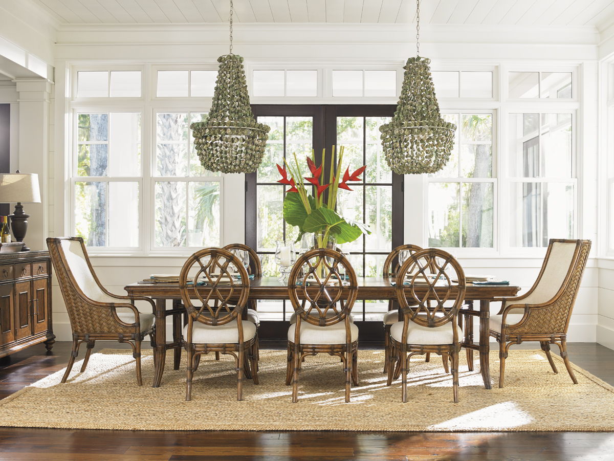 Bali Hai - Fisher Island Rectangular Dining Table - Dark Brown