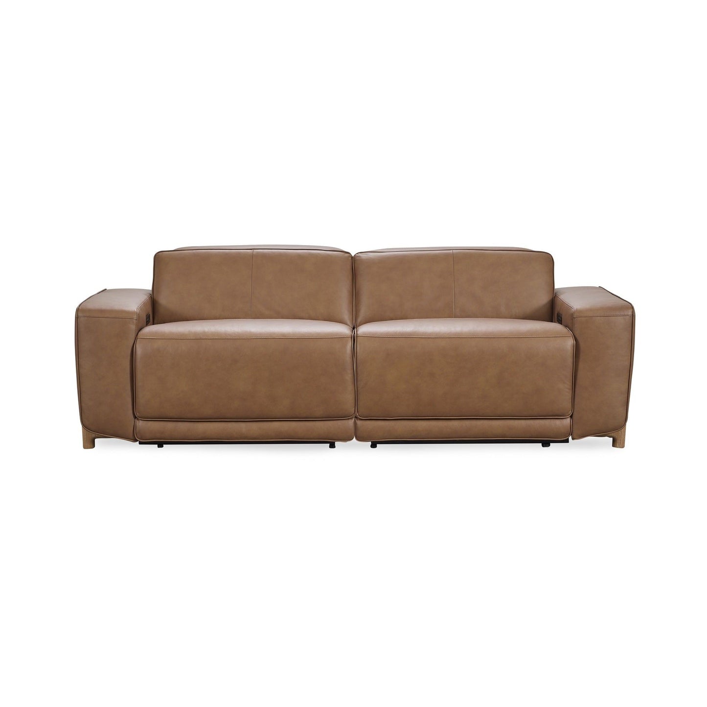 Kadon - Leather Power Recliner Sofa - Tan